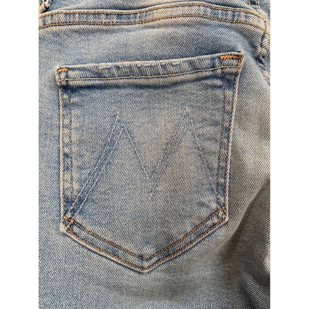 Mother Denim The Insider Crop Step Fray Jeans Size 24 Limited Edition Wash - Picture 7 of 16